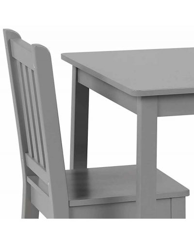 Комплект детска маса с 2 столчета Ginger Home - Сиви - 2
