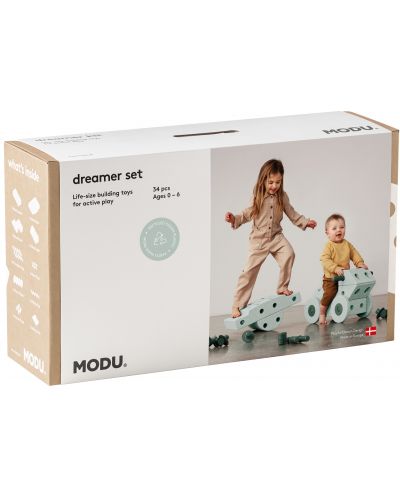 Комплект за игра Modu - Dreamer set, морско стъкло-тревисто зелено - 2
