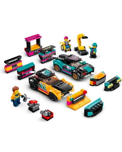 Конструктор LEGO City - Сервиз за тунинговане (60389) - 4