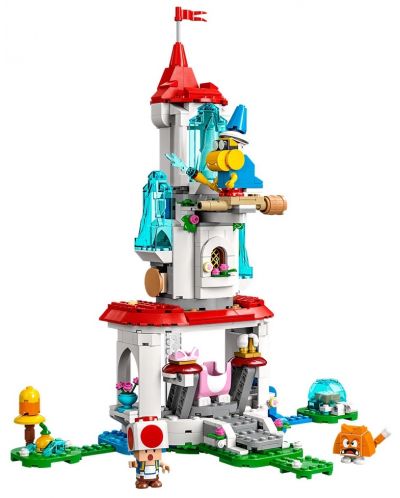 Допълнение LEGO Super Mario - Котешки костюм и замръзналата кула (71407) - 2