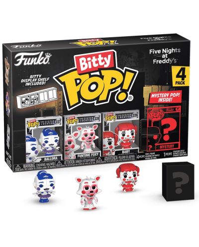 Комплект мини фигури Funko Bitty POP! Games: Five Nights at Freddy's - 4-Pack (Series 1) - 1