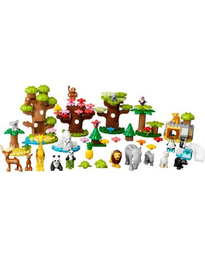 Конструктор LEGO Duplo - Диви животни от целия свят (10975) - 2