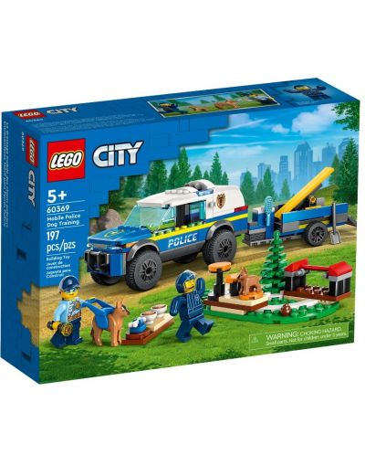 Конструктор LEGO City - Школа за полцейски кучета (60369) - 1