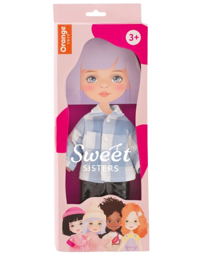 Комплект дрехи за кукла Orange Toys Sweet Sisters - Карирана риза - 1