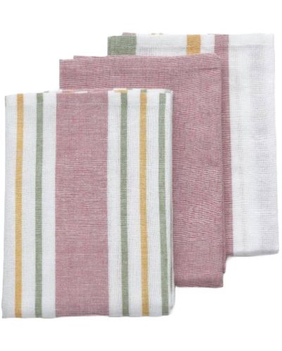 Комплект домакински кърпи за съдове Kela - Pasado, 3 броя, 65 х 45 cm, розови - 1