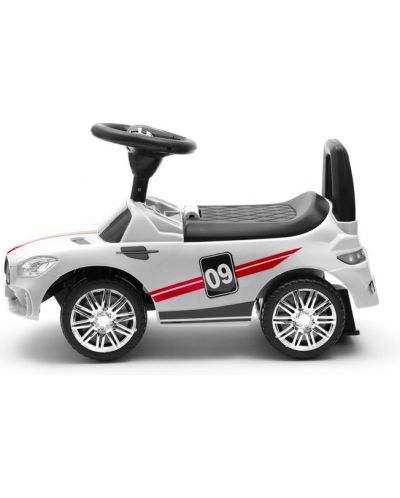 Кола за яздене Baby Mix - Racer, бяла - 2