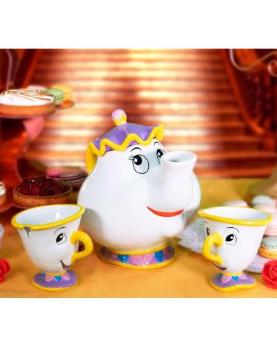 Комплект за чай ABYstyle Disney: Beauty & The Beast - Mrs. Potts and Chip - 2