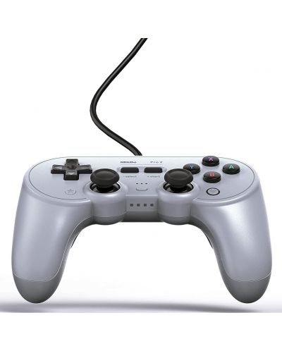Контролер 8Bitdo - Pro2, сив (Nintendo Switch/PC) - 2
