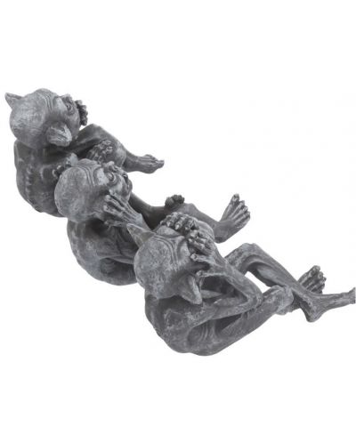 Комплект статуетки Nemesis Now Adult: Humor - Three Wise Goblins, 12 cm - 5