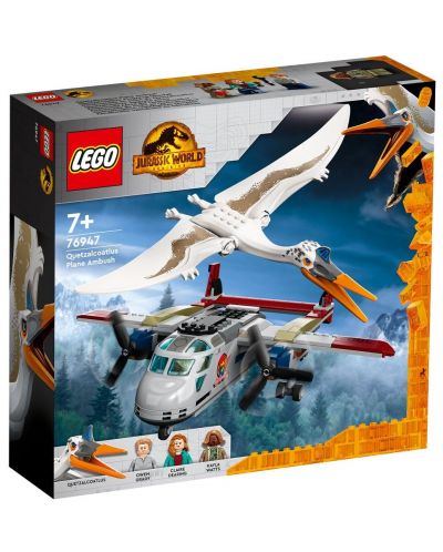 Конструктор LEGO Jurassic World - Куетцакоатлус: засада със самолет (76947) - 1