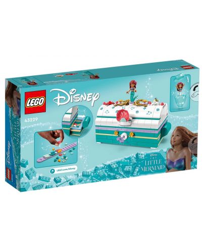 Конструктор LEGO Disney - Сандъкът със съкровища на Ариел (43229) - 2