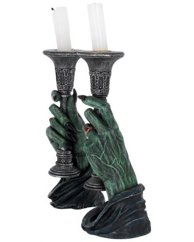 Комплект свещници Nemesis Now Adult: Gothic - Light of Darkness, 22 cm - 2