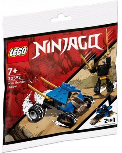 Конструктор LEGO Ninjago - Мини гръмотевичен нападател (30592) - 1