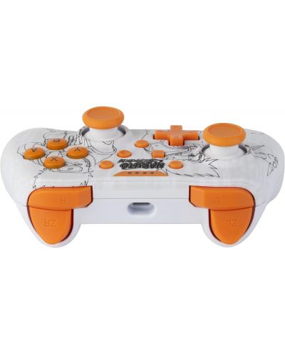 Контролер Konix - за Nintendo Switch/PC, жичен, Naruto, бял - 3