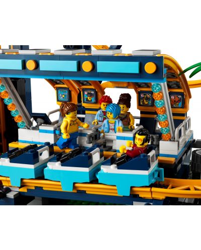 Конструктор LEGO Icons - Увеселителен парк с лупинги (10303) - 4