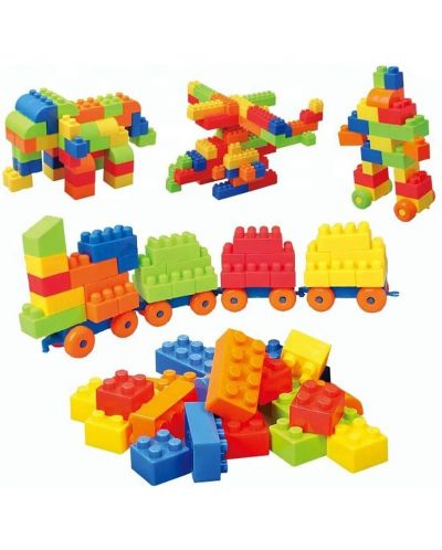 Конструктор Raya Toys - Комплект в кутия, Кола, 29 части - 2