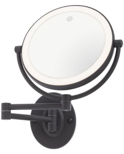 Козметично LED огледало Smarter - Selfie 01-3088, IP20, 240V, 7W, черен мат - 1