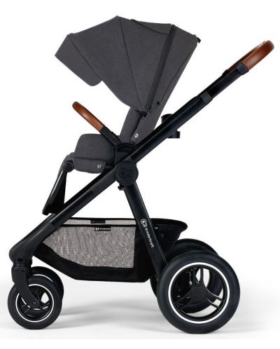 Комбинирана бебешка количка 2 в 1 KinderKraft - Everyday, тъмносива - 5