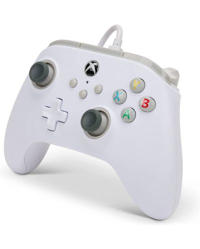 Контролер PowerA - PC/Xbox One/Series X/S, жичен, White - 3