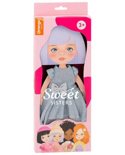 Комплект дрехи за кукла Orange Toys Sweet Sisters - Светлосиня рокля - 1