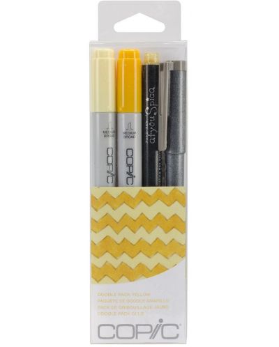 Комплект маркери Too Copic Doodle - Жълто - 1