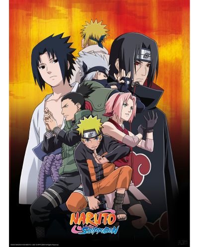Комплект мини плакати ABYstyle Animation: Naruto Shippuden - Ninjas - 3