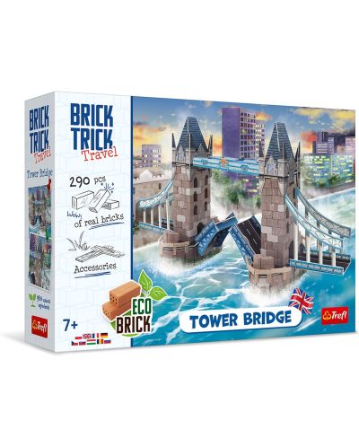 Конструктор Trefl Brick Trick Travel -  Тауър Бридж - 1