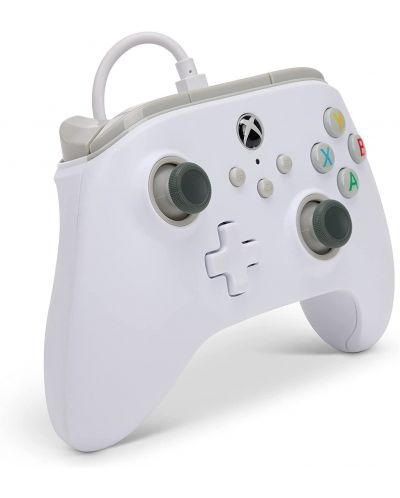 Контролер PowerA - PC/Xbox One/Series X/S, жичен, White - 2