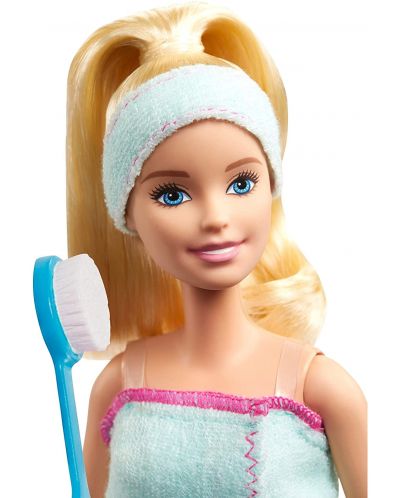 Комплект Mattel Barbie Wellness - Време за баня с кученце - 3