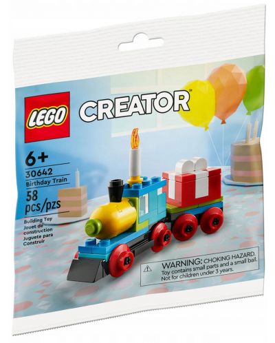 Конструктор LEGO Creator - Влак за рожден ден (30642) - 1