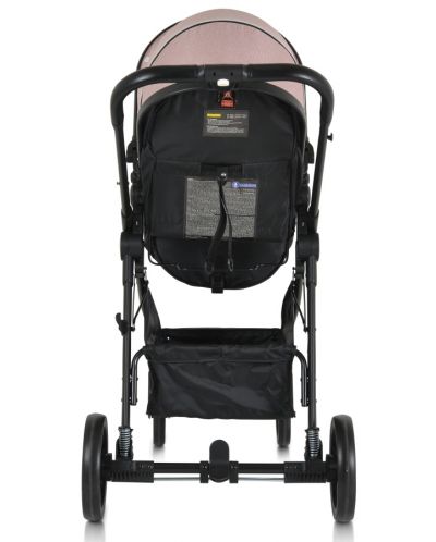 Комбинирана бебешка количка Moni - Rio, розова - 5