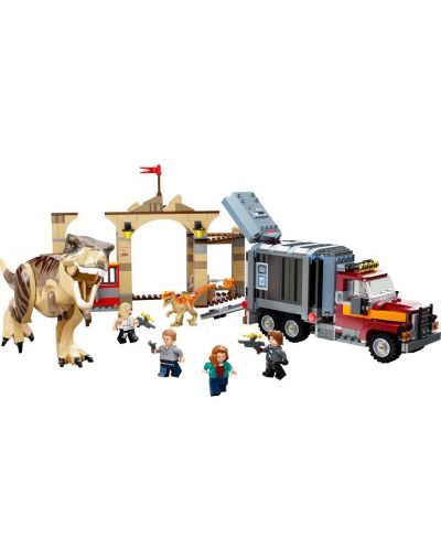 Конструктор LEGO Jurassic World - Бягство на Т-Рекс и Атросираптор (76948) - 2