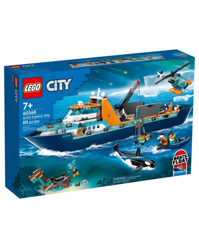 Конструктор LEGO City - Арктически изследователски кораб (60368) - 1