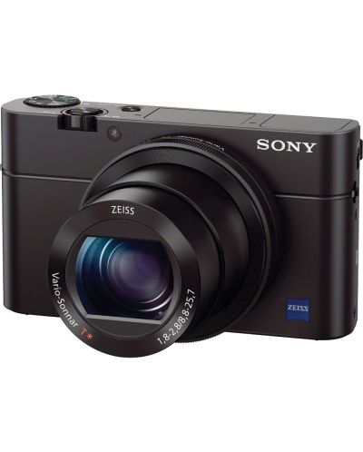 Компактен фотоапарат Sony - Cyber-Shot DSC-RX100 III, 20.1MPx, черен - 3