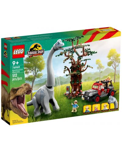 Конструктор LEGO Jurassic World - Откриване на брахиозавър (76960) - 1