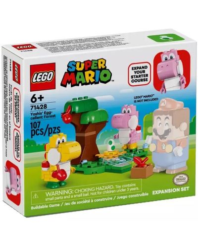 Конструктор допълнение LEGO Super Mario - Чудесната гора на Йоши (71428) - 1