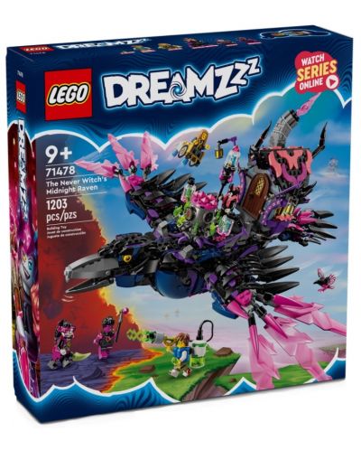 Конструктор LEGO DreamZzz - Гарванът на вещицата (71478) - 1