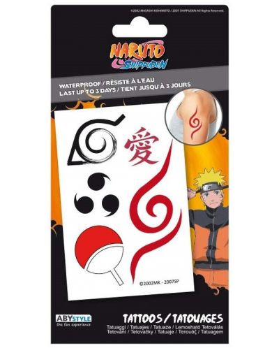 Комплект татуировки ABYstyle Animation: Naruto Shippuden - Emblems - 1