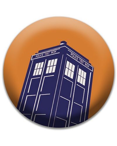 Комплект значки ABYstyle Television: Doctor Who - The Tardis - 4