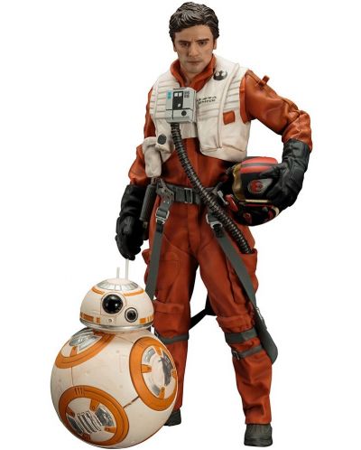 Комплект екшън фигури Kotobukiya ARTFX Star Wars - Poe Dameron &amp; BB-8