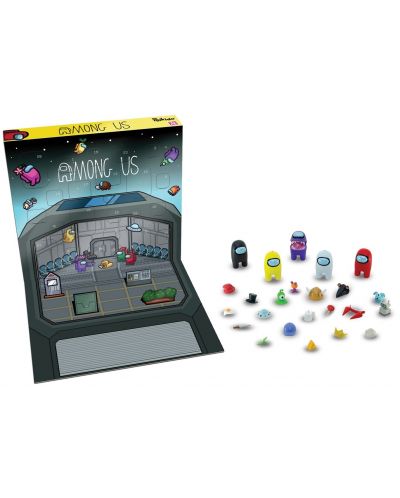 Комплект мини фигури YuMe Games: Among Us - Surprise Gift Box - 3