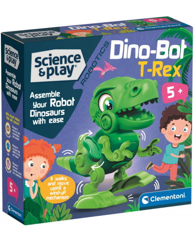 Конструктор Clementoni Science & Play - Робот тиранозавър рекс - 1