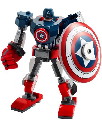 Конструктор Lego Marvel Super Heroes - Роботска броня на Captain America (76168) - 3