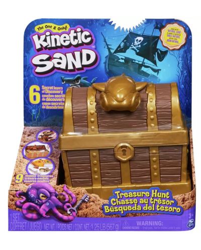 Комплект Kinetic Sand - Търсене на съкровища - 1