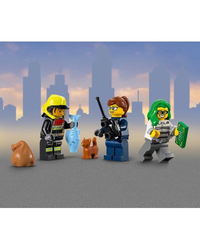 Конструктор LEGO City - Спасение при пожар и полицейско преследване (60319) - 5