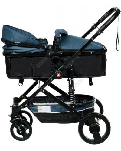 Комбинирана детска количка 2 в 1 Zizito - ZI Lana, синя - 4