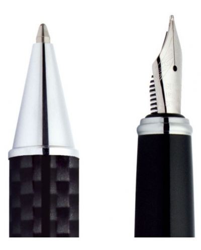 Комплект Online - писалка и химикалка, карбонов дизайн - 2