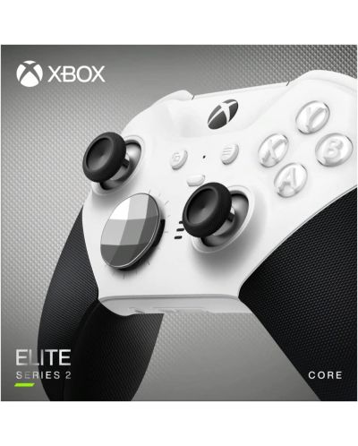 Контролер Microsoft - Xbox Elite Wireless Controller, Series 2 Core, бял - 6