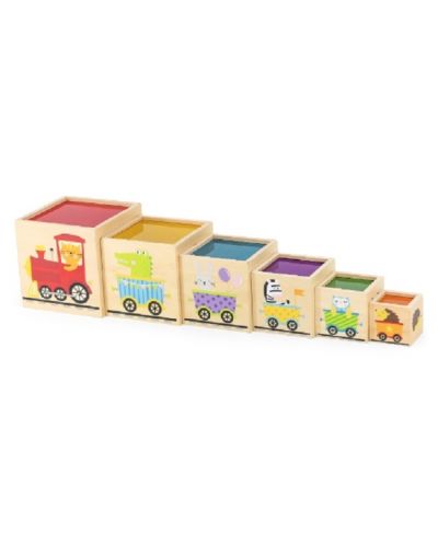 Комплект кубчета Viga - Животни - 3