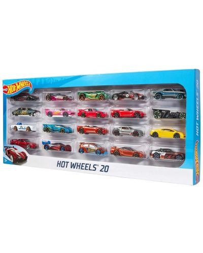 Комплект колички Mattel Hot Wheels, 20 броя - 2
